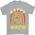 Happy Cinco De Mayo Day Mexico Mens T-Shirt 100% Cotton Sports Grey