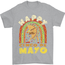 Happy Cinco De Mayo Day Mexico Mens T-Shirt 100% Cotton Sports Grey