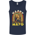 Happy Cinco De Mayo Day Mexico Mens Vest Tank Top Navy Blue