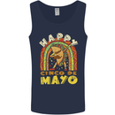 Happy Cinco De Mayo Day Mexico Mens Vest Tank Top Navy Blue