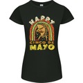 Happy Cinco De Mayo Day Mexico Womens Petite Cut T-Shirt Black