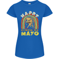 Happy Cinco De Mayo Day Mexico Womens Petite Cut T-Shirt Royal Blue
