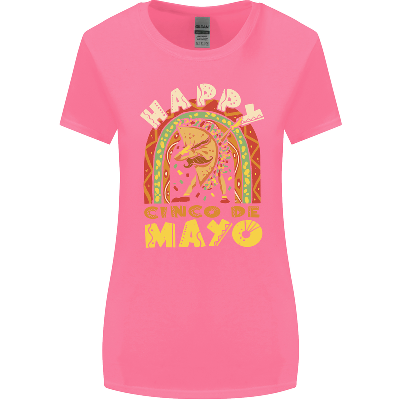 Happy Cinco De Mayo Day Mexico Womens Wider Cut T-Shirt Azalea