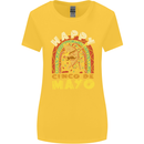 Happy Cinco De Mayo Day Mexico Womens Wider Cut T-Shirt Yellow