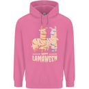 Happy Lamaween Funny Lama Halloween Childrens Kids Hoodie Azalea
