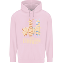 Happy Lamaween Funny Lama Halloween Childrens Kids Hoodie Light Pink