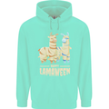 Happy Lamaween Funny Lama Halloween Childrens Kids Hoodie Peppermint