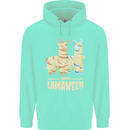 Happy Lamaween Funny Lama Halloween Childrens Kids Hoodie Peppermint