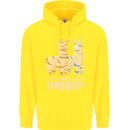 Happy Lamaween Funny Lama Halloween Childrens Kids Hoodie Yellow