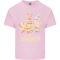 Happy Lamaween Funny Lama Halloween Kids T-Shirt Childrens Light Pink