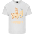 Happy Lamaween Funny Lama Halloween Kids T-Shirt Childrens White