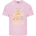 Happy Lamaween Funny Lama Halloween Mens Cotton T-Shirt Tee Top Light Pink