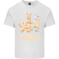 Happy Lamaween Funny Lama Halloween Mens Cotton T-Shirt Tee Top White
