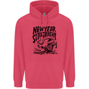 Happy New Year Still Trashy Possum Childrens Kids Hoodie Heliconia