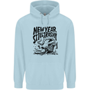 Happy New Year Still Trashy Possum Childrens Kids Hoodie Light Blue