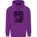 Happy New Year Still Trashy Possum Childrens Kids Hoodie Purple