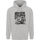 Happy New Year Still Trashy Possum Childrens Kids Hoodie Sports Grey