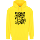 Happy New Year Still Trashy Possum Childrens Kids Hoodie Yellow
