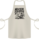 Happy New Year Still Trashy Possum Cotton Apron 100% Organic Natural