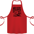 Happy New Year Still Trashy Possum Cotton Apron 100% Organic Red