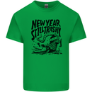 Happy New Year Still Trashy Possum Kids T-Shirt Childrens Irish Green