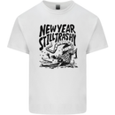 Happy New Year Still Trashy Possum Kids T-Shirt Childrens White