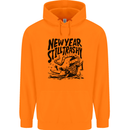 Happy New Year Still Trashy Possum Mens 80% Cotton Hoodie Orange