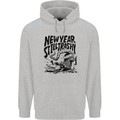 Happy New Year Still Trashy Possum Mens 80% Cotton Hoodie Sports Grey