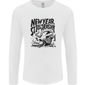 Happy New Year Still Trashy Possum Mens Long Sleeve T-Shirt White