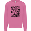 Happy New Year Still Trashy Possum Mens Sweatshirt Jumper Azalea