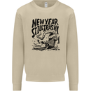 Happy New Year Still Trashy Possum Mens Sweatshirt Jumper Sand