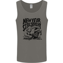 Happy New Year Still Trashy Possum Mens Vest Tank Top Charcoal