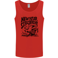 Happy New Year Still Trashy Possum Mens Vest Tank Top Red
