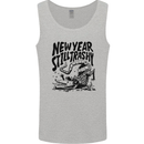 Happy New Year Still Trashy Possum Mens Vest Tank Top Sports Grey