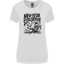 Happy New Year Still Trashy Possum Womens Wider Cut T-Shirt White
