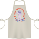 Happy Single Awareness Day Cotton Apron 100% Organic Natural