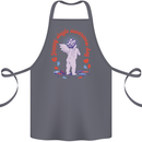 Happy Single Awareness Day Cotton Apron 100% Organic Steel