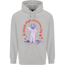 Happy Single Awareness Day Mens 80% Cotton Hoodie Sports Grey