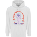 Happy Single Awareness Day Mens 80% Cotton Hoodie White