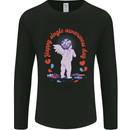 Happy Single Awareness Day Mens Long Sleeve T-Shirt Black