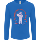Happy Single Awareness Day Mens Long Sleeve T-Shirt Royal Blue