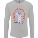 Happy Single Awareness Day Mens Long Sleeve T-Shirt Sports Grey