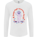 Happy Single Awareness Day Mens Long Sleeve T-Shirt White