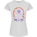 Happy Single Awareness Day Womens Petite Cut T-Shirt White