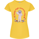 Happy Single Awareness Day Womens Petite Cut T-Shirt Yellow