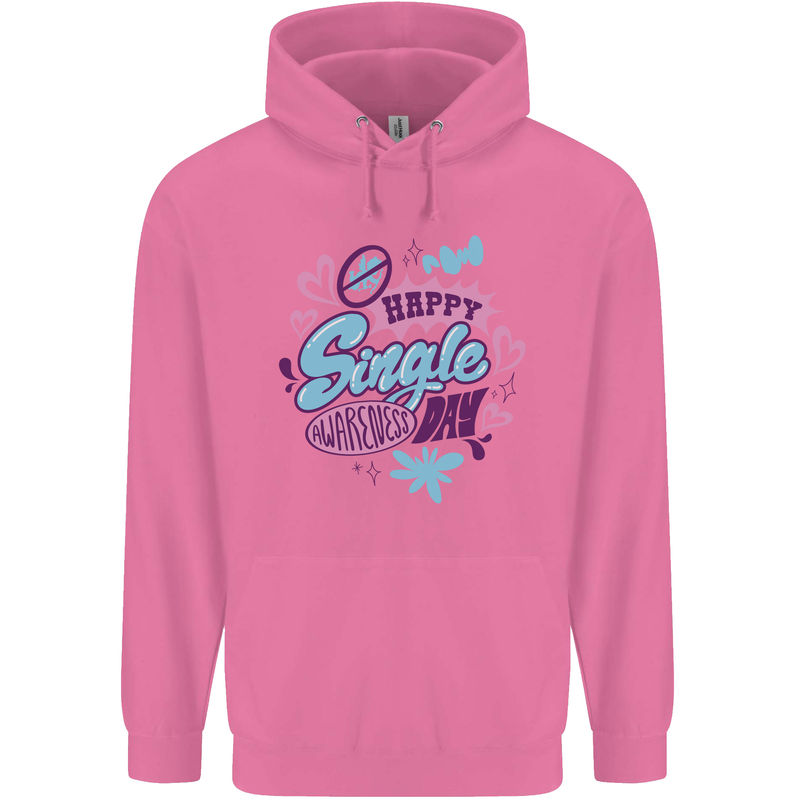 Happy Single Day Anti Valentines Romance Childrens Kids Hoodie Azalea