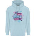 Happy Single Day Anti Valentines Romance Childrens Kids Hoodie Light Blue