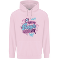 Happy Single Day Anti Valentines Romance Childrens Kids Hoodie Light Pink