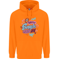 Happy Single Day Anti Valentines Romance Childrens Kids Hoodie Orange