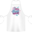 Happy Single Day Anti Valentines Romance Cotton Apron 100% Organic White